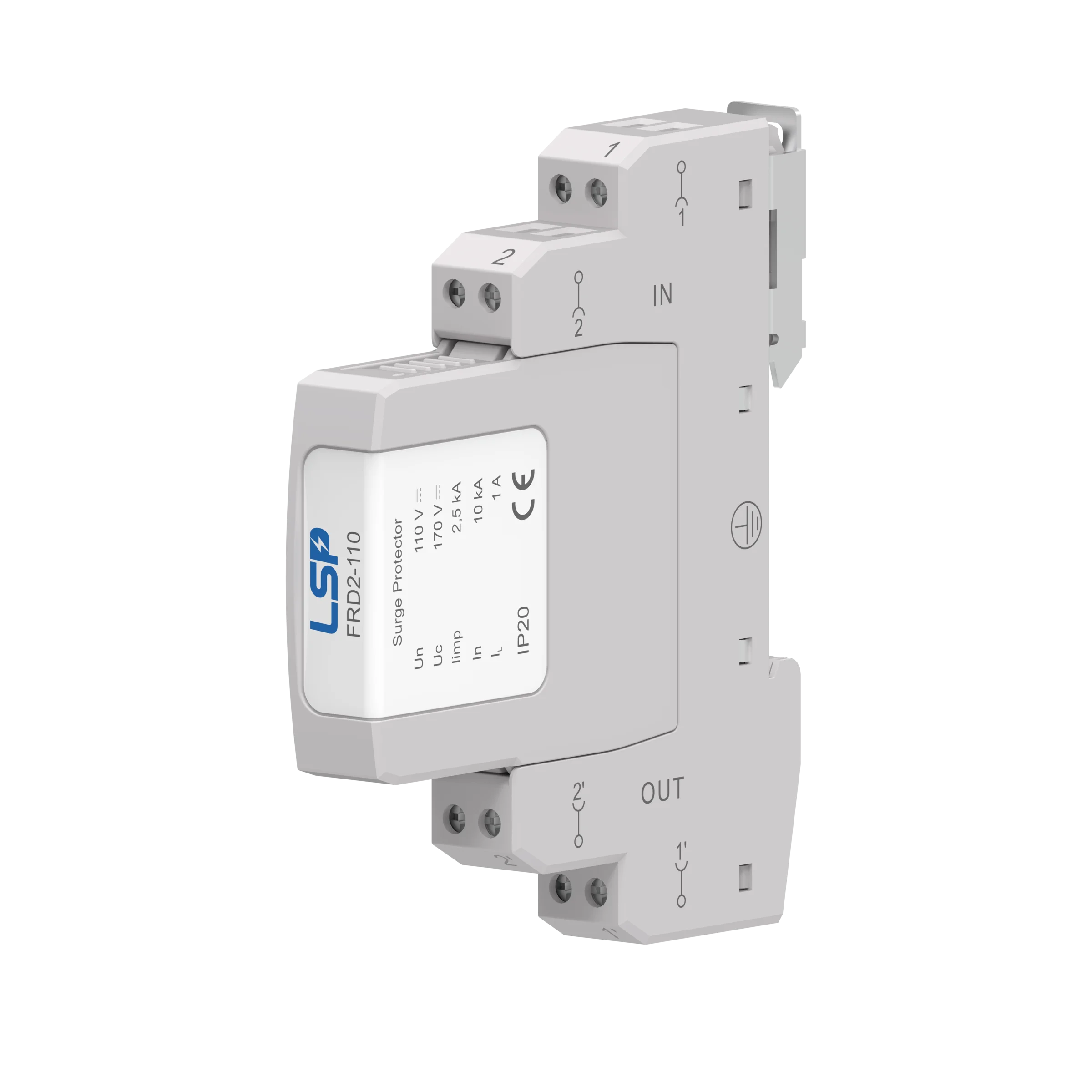 Bảo vệ chống sét lan truyền dòng dữ liệu 110V RS485 FRD2-110